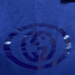 New Mens Blue Gucci Firenze 1921 T-shirt